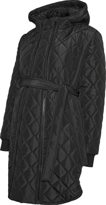 Produktbild Mamalicious Rundhals Gerippte Ärmelbündchen Steppjacke Jacke (L)