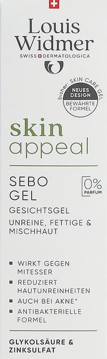 Actual product image Widmer Louis Skin Appeal Sebo Gel 30 ml (30 ml, Face gel)