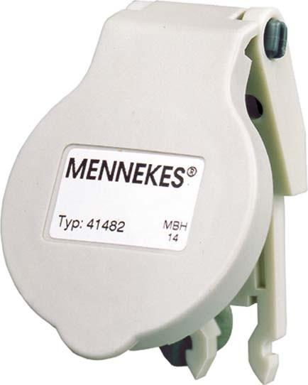 Actual product image Mennekes MEN 41482 Hinged cover for appliance plug 16A 3p 41482
