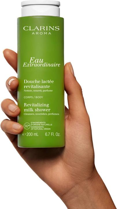 Actual product image Clarins Eau Extraordinaire Revitalizing Shower Milk (200 ml)