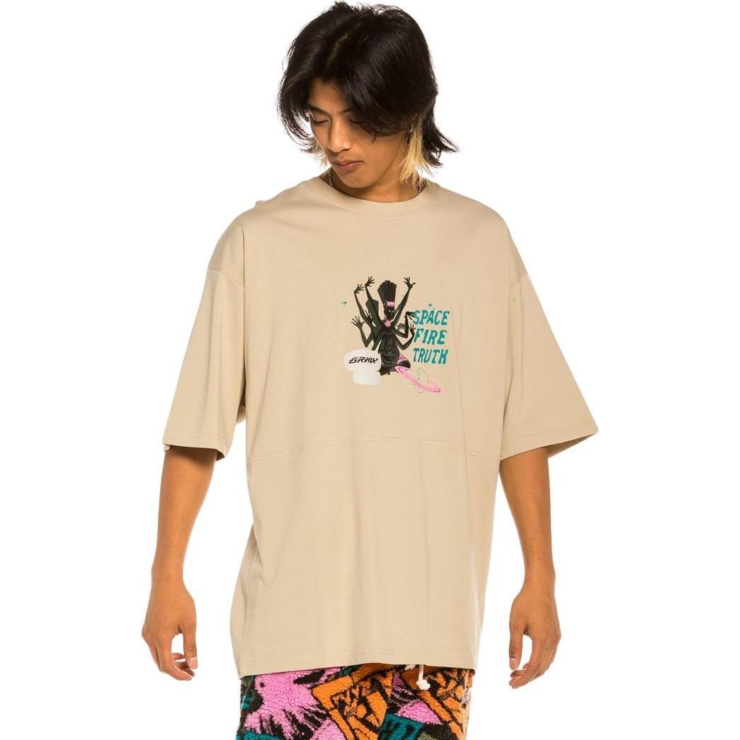 Grimey, Herren, Shirt, t-shirt griey, Beige, (M)