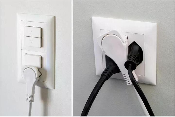 Actual product image Max Hauri TD extension H05VV-F3G1.0 flat angle plug (1 m, Type 13)