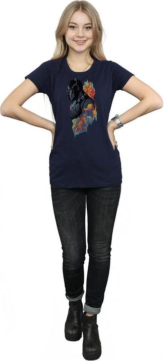 Image du produit T-shirt en coton profilé Panthère noire Femme/Femme (XXL)