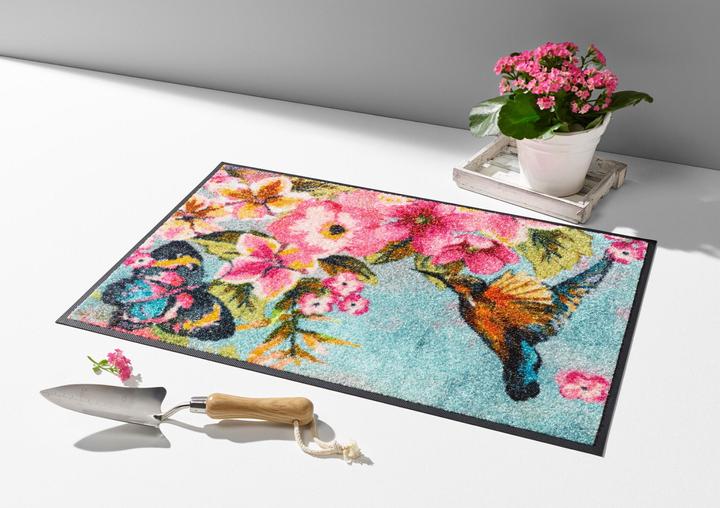 Actual product image Wash + Dry Bloomibri doormat 50 cm x 75 cm (50 x 75 cm)