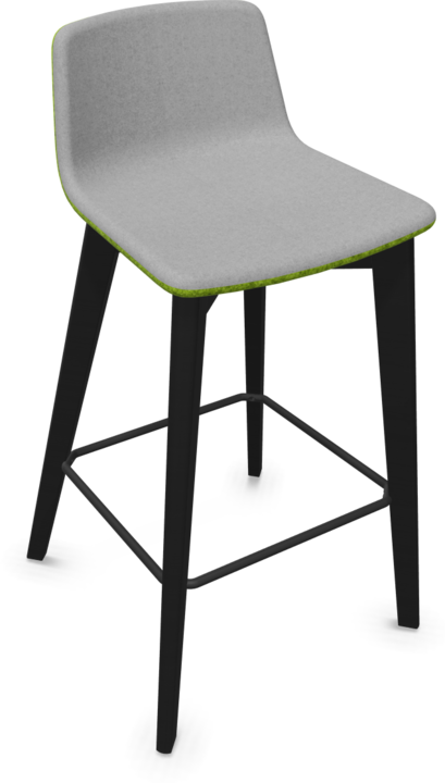Grey, Light green melange, Black, Ash stained black