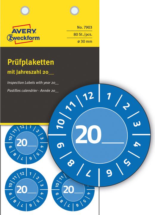 Avery 07903 Permanent Marker Zwart 4 stuk(s)