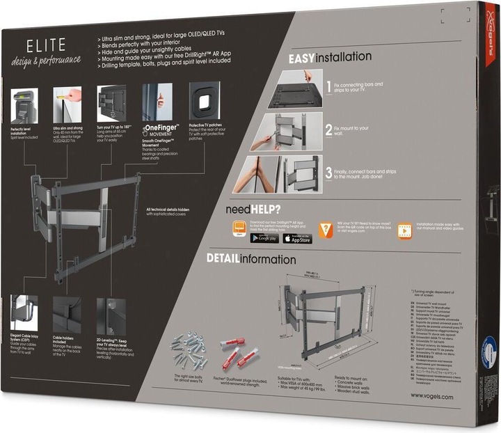 Actual product image Vogels TVM 5645 (Wall, 77", 45 kg)