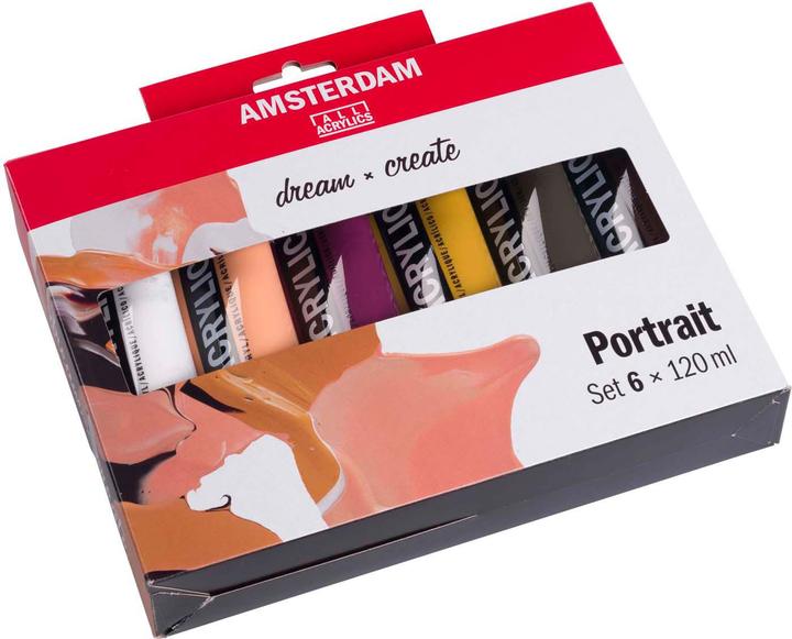 Actual product image Amsterdam Standard Series acrylverf portret set | 6 x 120 ml (120 ml)