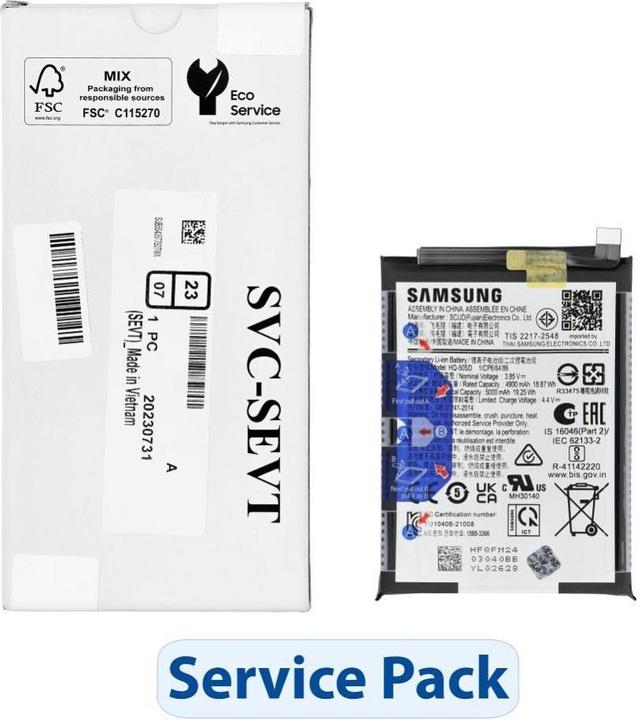 Productafbeelding Samsung Battery ServicePack Battery HQ-50SD for A14 4G A145F GH81-23539A