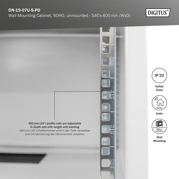 Produktbild Digitus Soho (7 HE, 19 Zoll Rack)