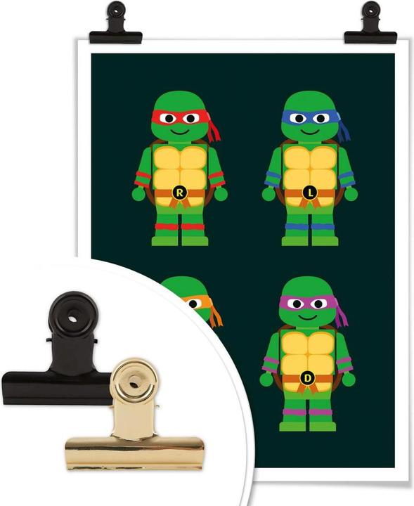 Produktbild Trenddeko Teenage Mutant Ninja Turtles Spielzeug (40 x 50 cm)