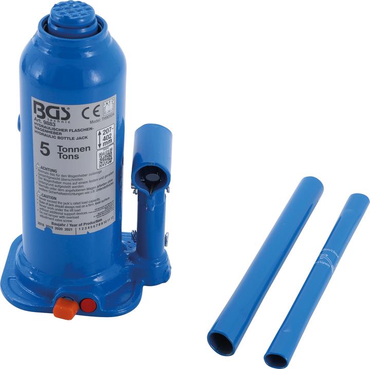 Actual product image BGS Hydraulic Bottle Jack 5 t