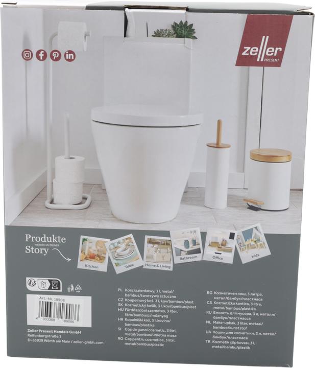 Image du produit Zeller Present Poubelle (3 l)