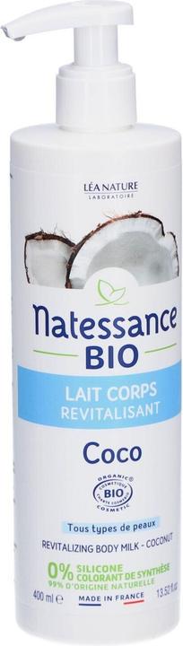 Natessance Organic Revitalizing Coconut Body Milk 400ml (Körpermilch, 400 ml)