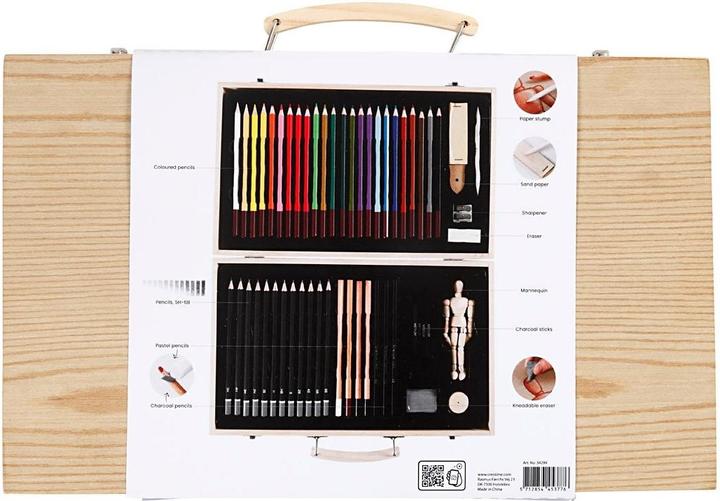 Produktbild Creativ Company Malstiftebox Set 51-teilig (51x)