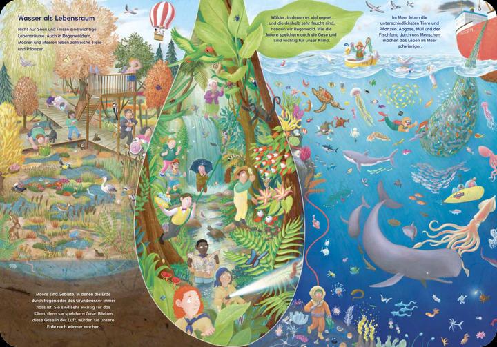 Actual product image Mein grosses Wasser-Wimmelbuch (German, Bernd Lehmann, 2024)