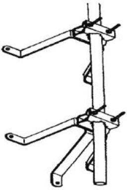 Peres MH 25 - Edelstahl - Stahl - 3 cm - 6 cm - 25 cm - 1,8 kg (Antennendose)