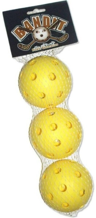 Produktbild Bandit Acito Unihockeybälle Floorball Streethockey Spielball 3 Stück