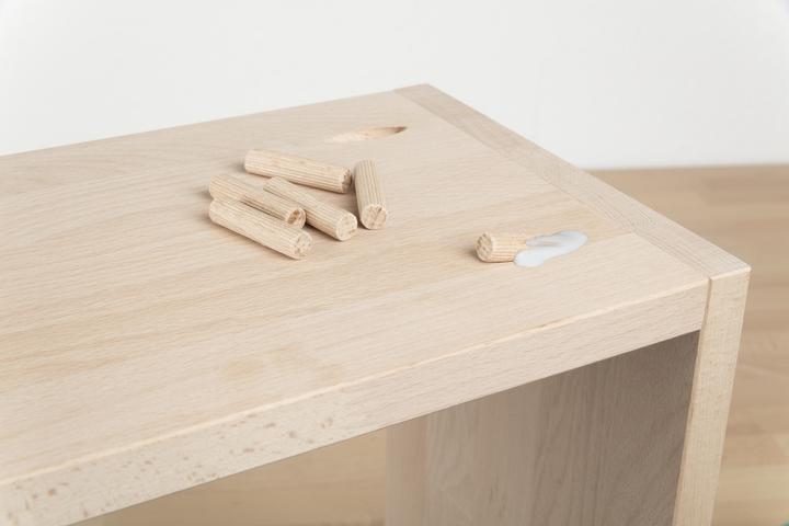 Produktbild wolfcraft 30 Langholzdübel Buche ø9,5x40mm (30 Stk.)