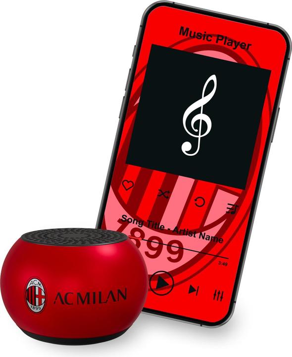 Image du produit Techmade Minispeaker Ufficiale Milan (Tm-Xvm3-Mil)