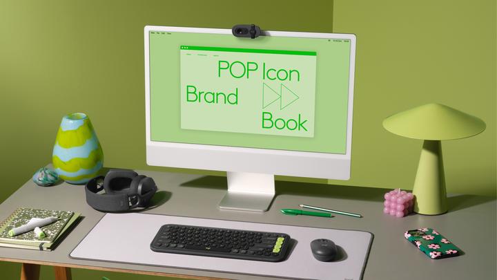 Produktbild Logitech Pop Icon Keys (Eng. Int., Kabellos)