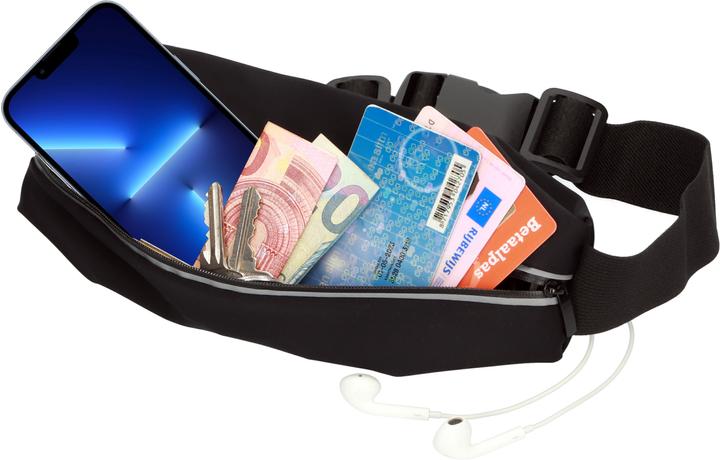 Actual product image Mobiparts Comfort Fit Sport Belt Apple iPhone 13 Pro Max Black