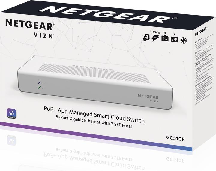 Actual product image Netgear Gc510p (10 ports)