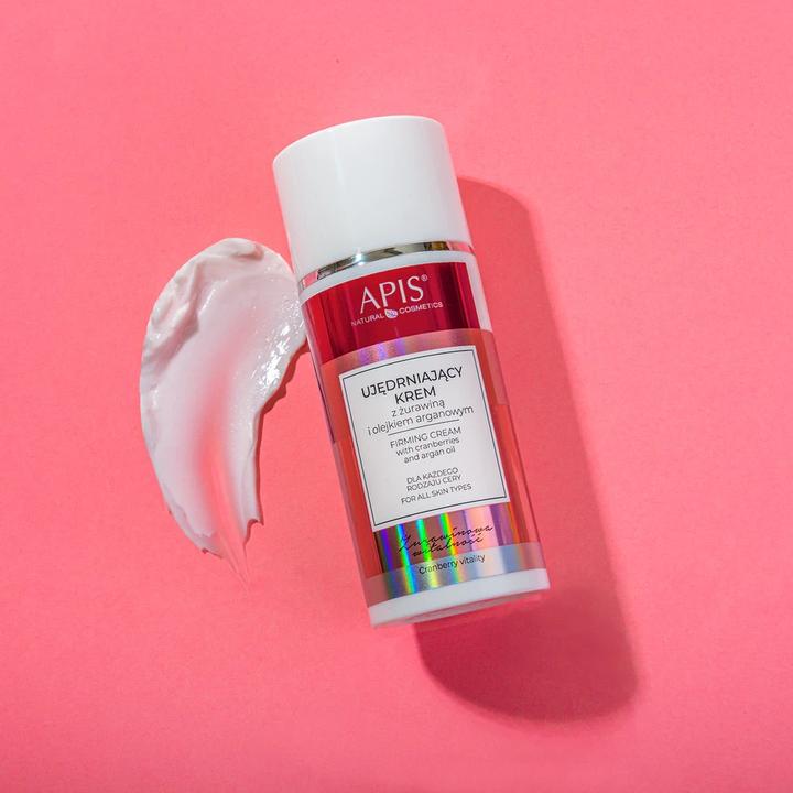 Produktbild Apis Natural Cosmetics Apis - Cranberry Vitality firming face cream with cranberries for all skin types 100ml (100 ml, 24h Creme)