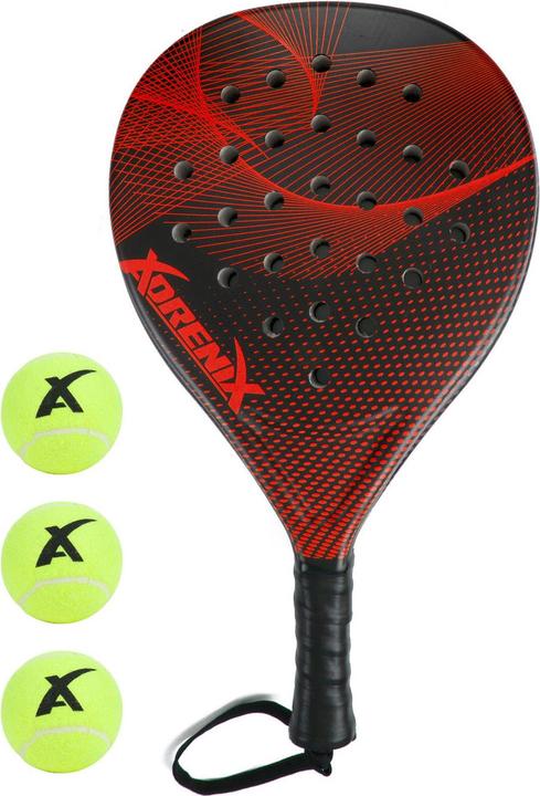 Immagine prodotto Adrenix Racchetta da padel con 3 palline