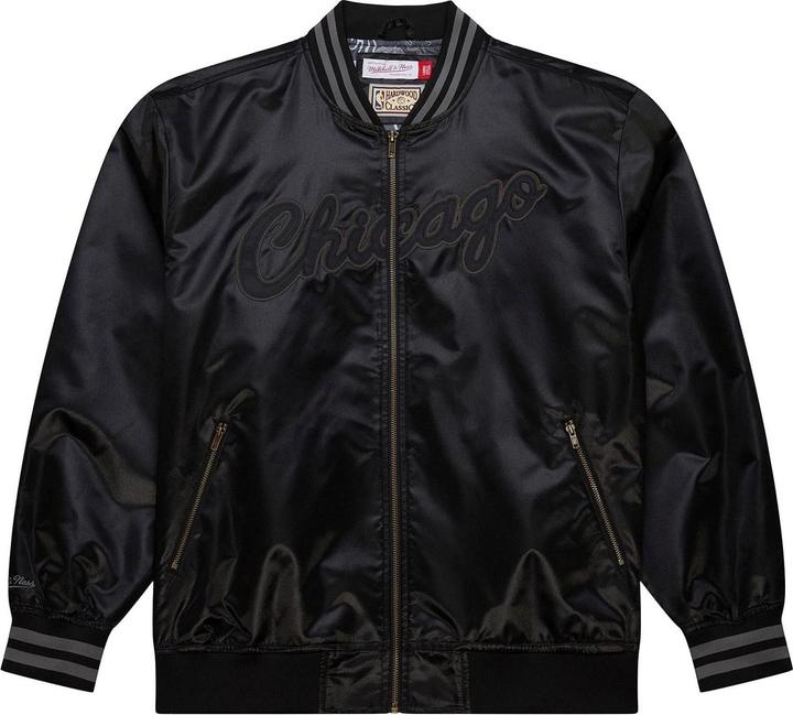Immagine prodotto Mitchell & Ness M&N Satin Bomber Veste - STATESIDE Chicago Bulls noir (M)