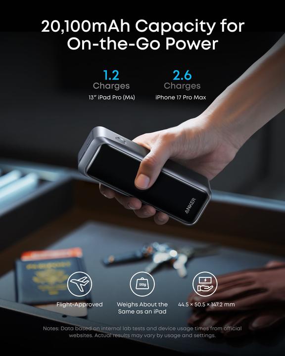 Produktbild Anker Prime (26250 mAh, 140 W, 99.75 Wh)