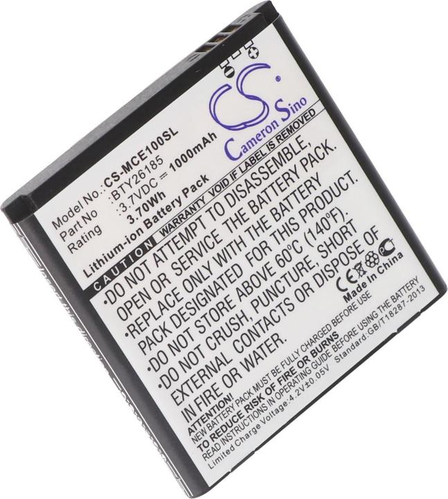 Actual product image AccuCell Battery for Mobistel Cynus E1 Battery BTY26185, MT-350b