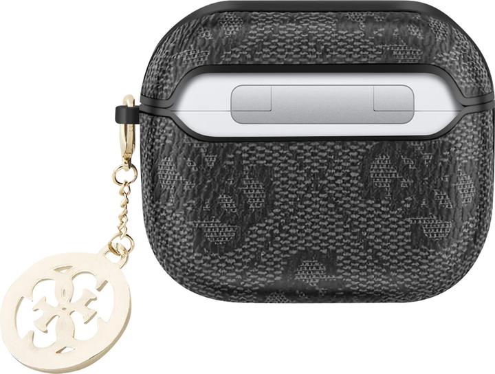 Image du produit Guess Coque pour Airpods 3 4G Script avec breloque scintillante ornée de strass (Manchon pour casque d'écoute)