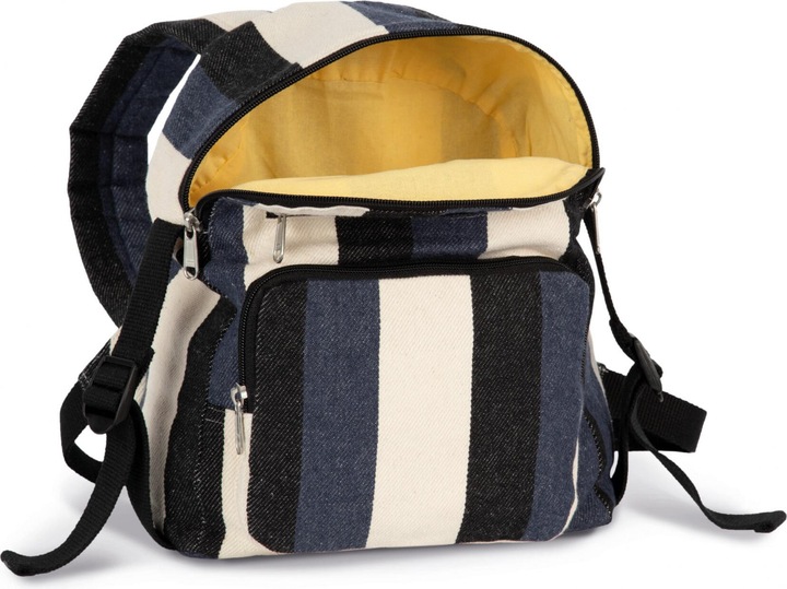 Produktbild Kimood Recycelter Rucksack mit Streifenmuster