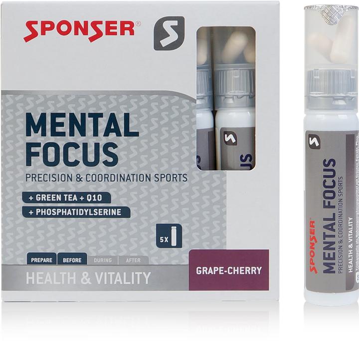 Sponser Mental Focus (Traube, Kirsche, 5 Stk., 220 g)