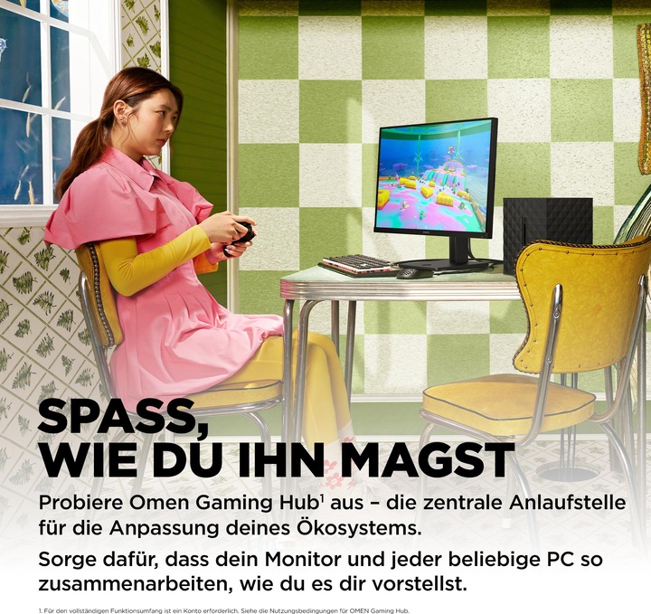 Actual product image HP Omen 32q (2560 x 1440 pixels, 31.50")
