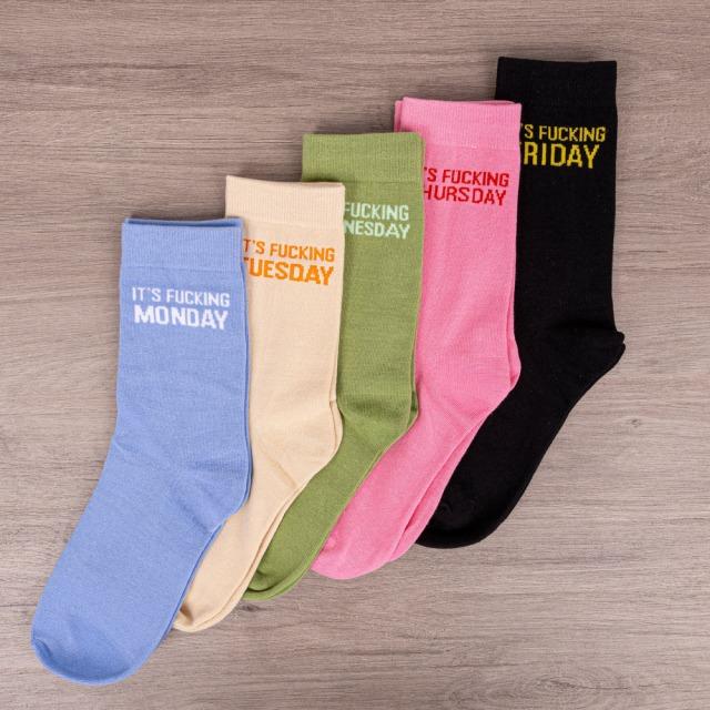 Produktbild Fisura Socken "Fucking-Week" (5er Pack, 38 - 45)