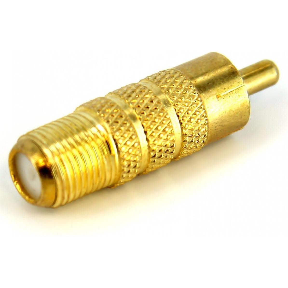 StarTech Rca To F Type Coaxial Adapter (Analog -> Digital), Audio Adapter, Gold