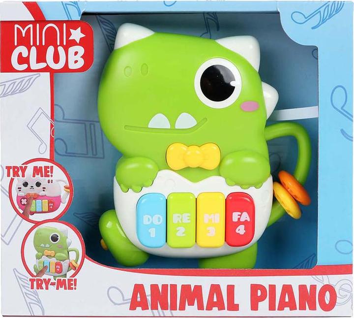 Mini Club Animal Piano Dino with light and sound, 15 cm