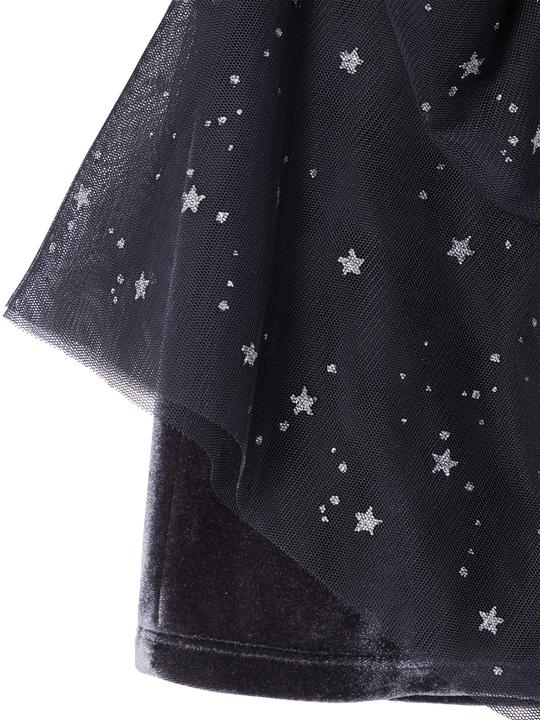 Produktbild Vertbaudet Weihnachtskleid Mädchen Samt Tüll mit Glitzereffekt (98, 104)