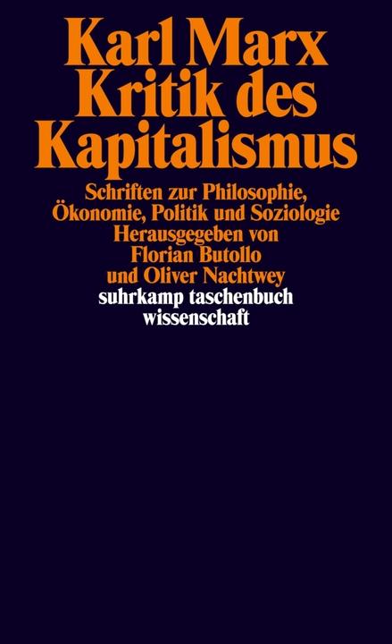 Produktbild Kritik des Kapitalismus (Deutsch, Karl Marx, 2018)