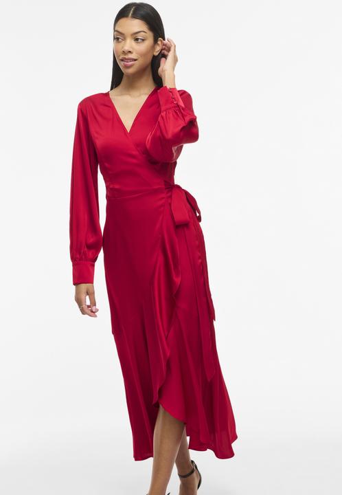 Image du produit Vila VITWINKLE Maxi Kleid mit V-Ausschnitt (36)