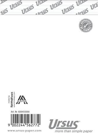 Actual product image Ursus Notepad (A7, Checked)