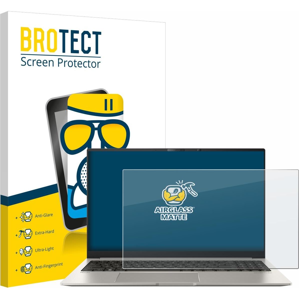 Thumbnail - BROTECT AirGlass Panzerglasfolie Matt (15.59", 16 : 9), Notebook Schutzfolie
