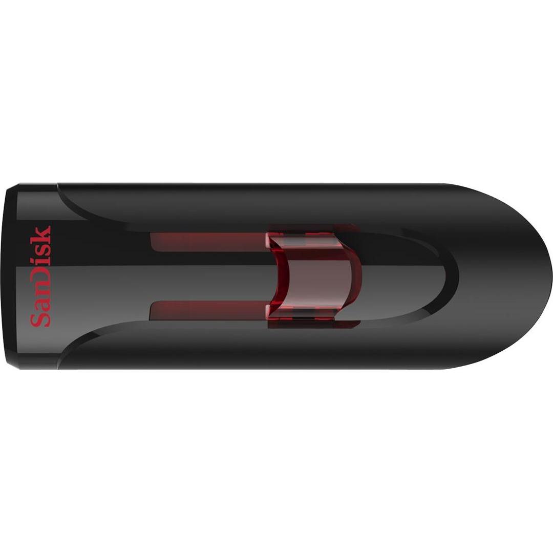 SANDISK Cruzer Glide 3.0 (32 GB, USB-A), Chiavetta USB, Rosso, Nero