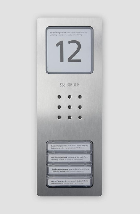 Produktbild Siedle CA 850-4 E Audio-Türstation Compact Edelstahl