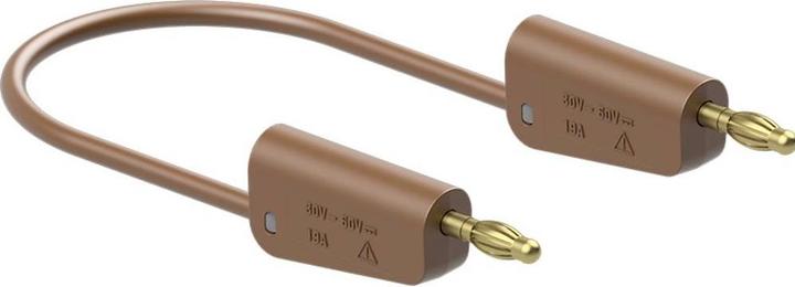 Actual product image Stäubli LK-4A-S25 Measuring cable ( - ) 150 cm Brown 1 pc.