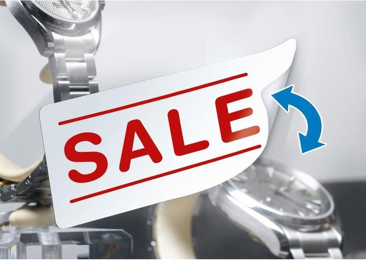 Actual product image HERMA A4 removable labels