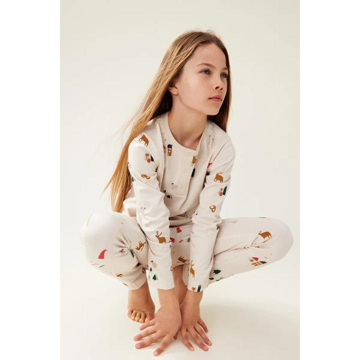 Image du produit Liewood Pyjama bio Wilhelm Holiday Sandy (104)