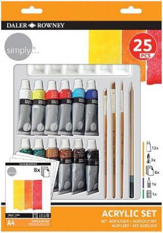 Daler-Rowney AKRYLIC SET DR 25pcs
